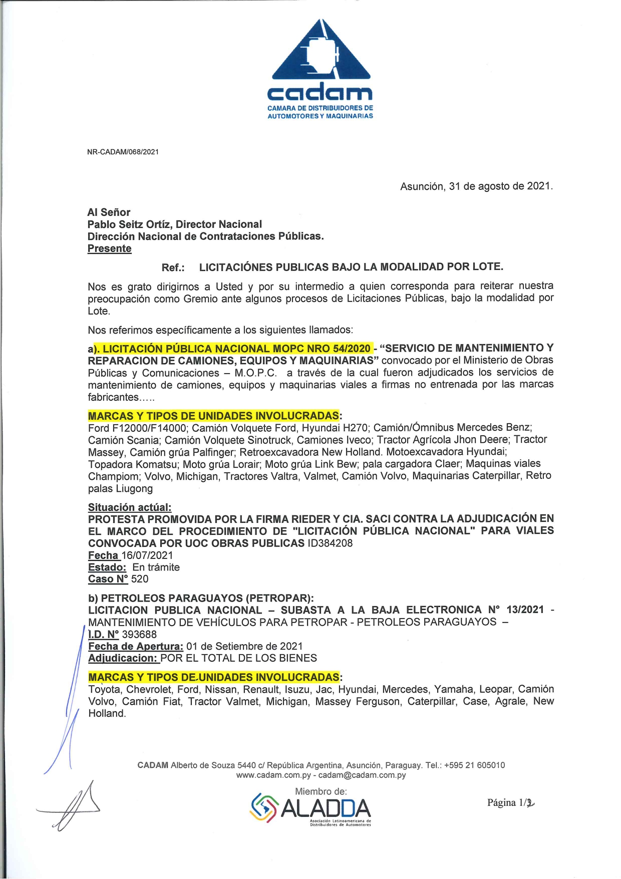 Licitaciones Públicas bajo la modalidad por Lote.